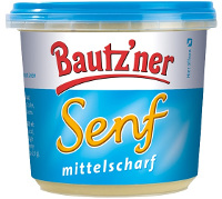 Bautzner Senf mittelscharf 200 ml Dose
